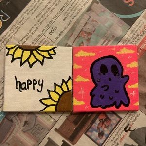 2” paintings! Come together super cute and fun!